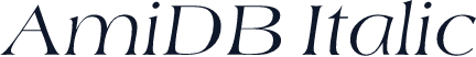 AmiDB Italic