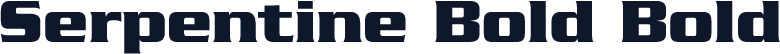 Serpentine Bold Bold
