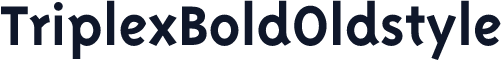 TriplexBoldOldstyle