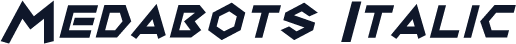 Medabots Italic
