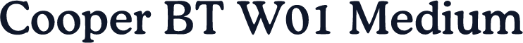 Cooper BT W01 Medium