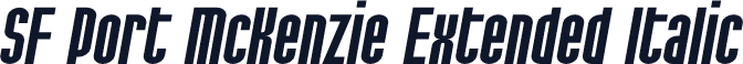 SF Port McKenzie Extended Italic