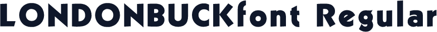 LONDONBUCKfont Regular