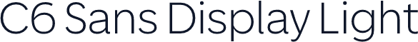 C6 Sans Display Light