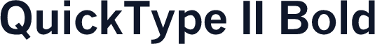 QuickType II Bold