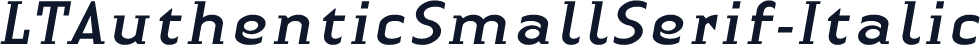 LTAuthenticSmallSerif-Italic