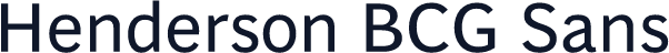 Henderson BCG Sans