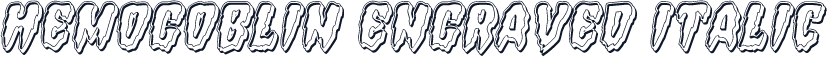Hemogoblin Engraved Italic