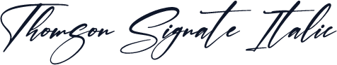 Thomson Signate Italic