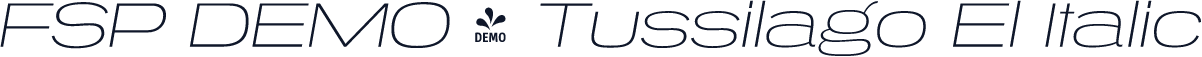 FSP DEMO - Tussilago El Italic