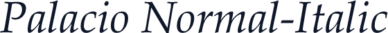 Palacio Normal-Italic