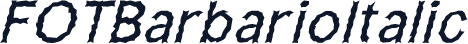 FOTBarbarioItalic