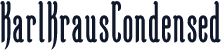 KarlKrausCondensed