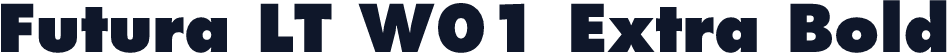 Futura LT W01 Extra Bold