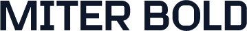 Miter Bold