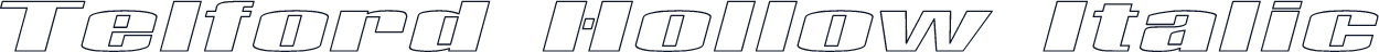 Telford Hollow Italic