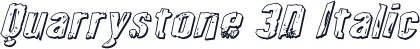 Quarrystone 3D Italic