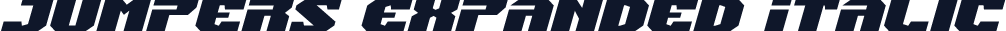 Jumpers Expanded Italic