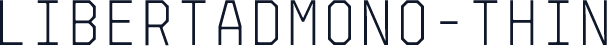 LibertadMono-Thin