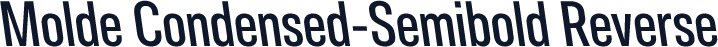 Molde Condensed-Semibold Reverse