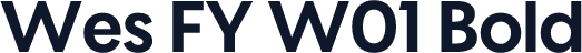 Wes FY W01 Bold
