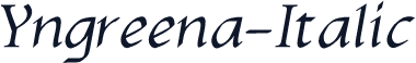 Yngreena-Italic