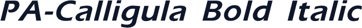 PA-Calligula Bold Italic