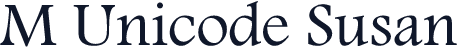 M Unicode Susan
