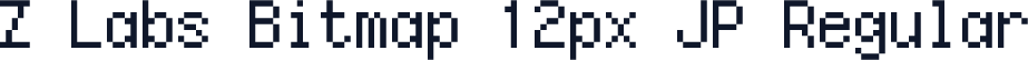 Z Labs Bitmap 12px JP Regular