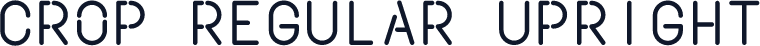 Crop Regular Upright