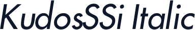 KudosSSi Italic