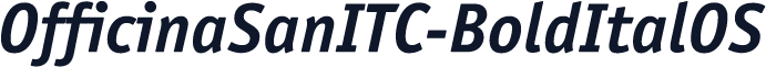 OfficinaSanITC-BoldItalOS
