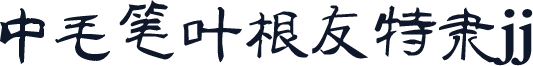 中毛笔叶根友特隶jj