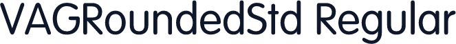 VAGRoundedStd Regular