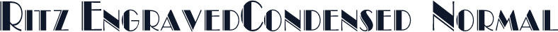 Ritz EngravedCondensed  Normal