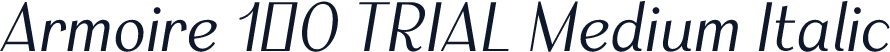 Armoire 1.0 TRIAL Medium Italic