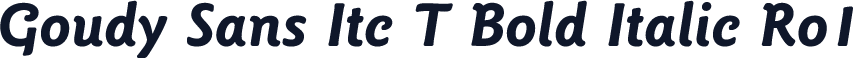 Goudy Sans Itc T Bold Italic Ro1
