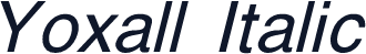 Yoxall Italic