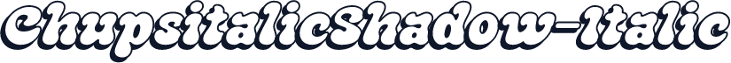 ChupsitalicShadow-Italic