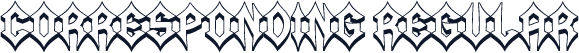 Corresponding Regular