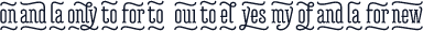 Forjada Catchwords