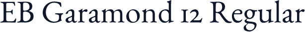 EB Garamond 12 Regular
