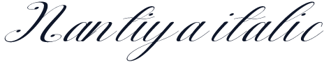 Nantiya italic