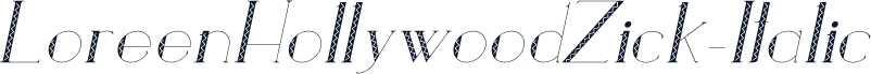 ☞LoreenHollywoodZick-Italic