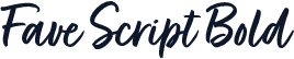Fave Script Bold
