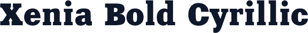 Xenia Bold Cyrillic