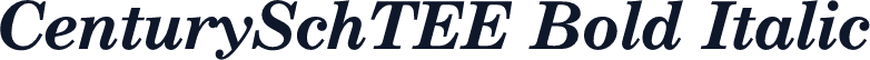 CenturySchTEE Bold Italic
