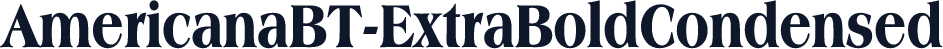 AmericanaBT-ExtraBoldCondensed