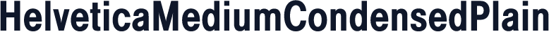HelveticaMediumCondensedPlain
