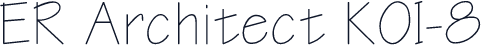 ER Architect KOI-8
